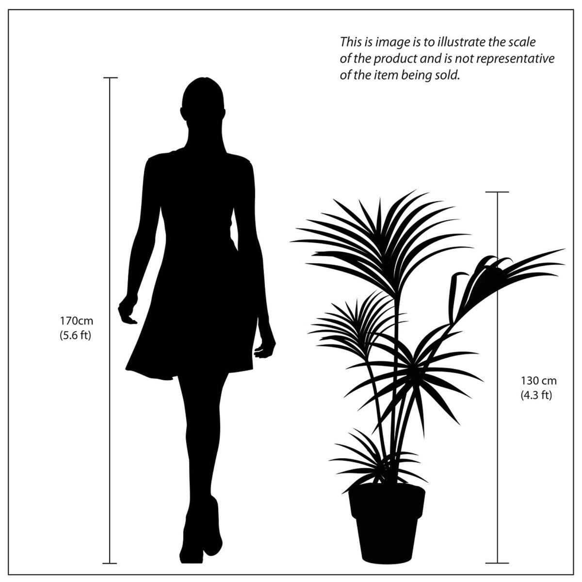 130cm Artificial Golden Palm Tree – image 5