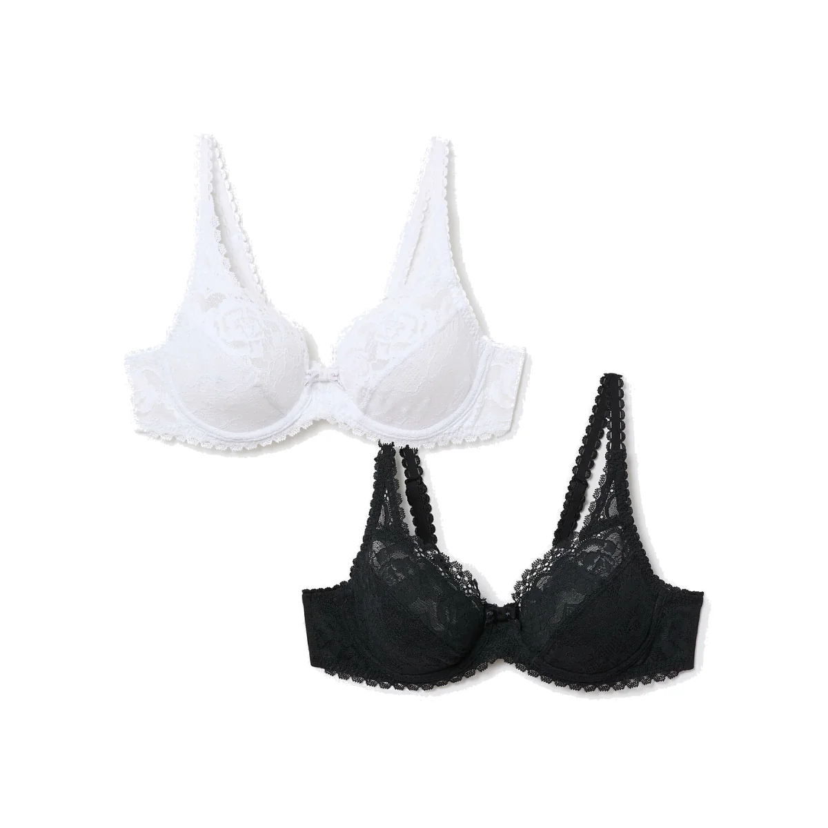Full Cup Bras, Flower Elegance, Set of 2