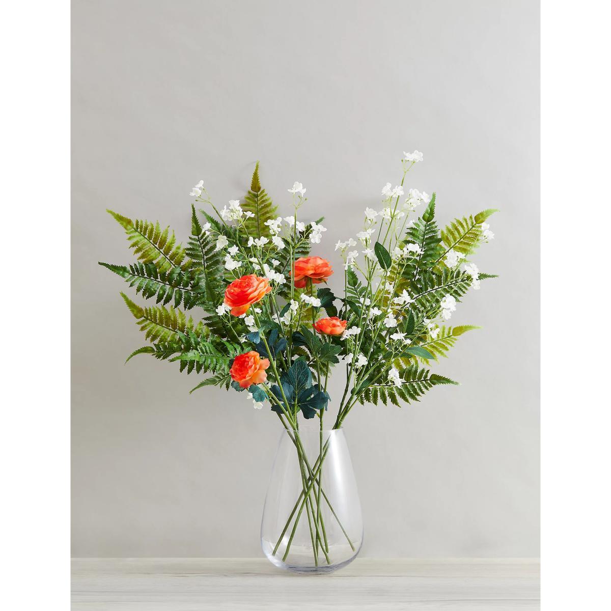 M&S Set of 3 Artificial Ferns Single Stems - Green, Green – image 2