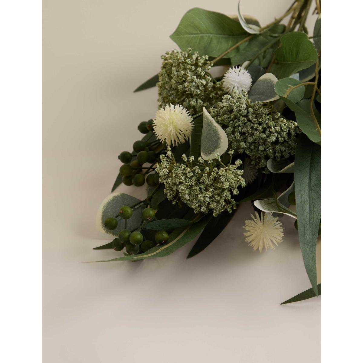Moss & Sweetpea Artificial Cow Parsley Eucalyptus Bouquet - Multi, Multi – image 2
