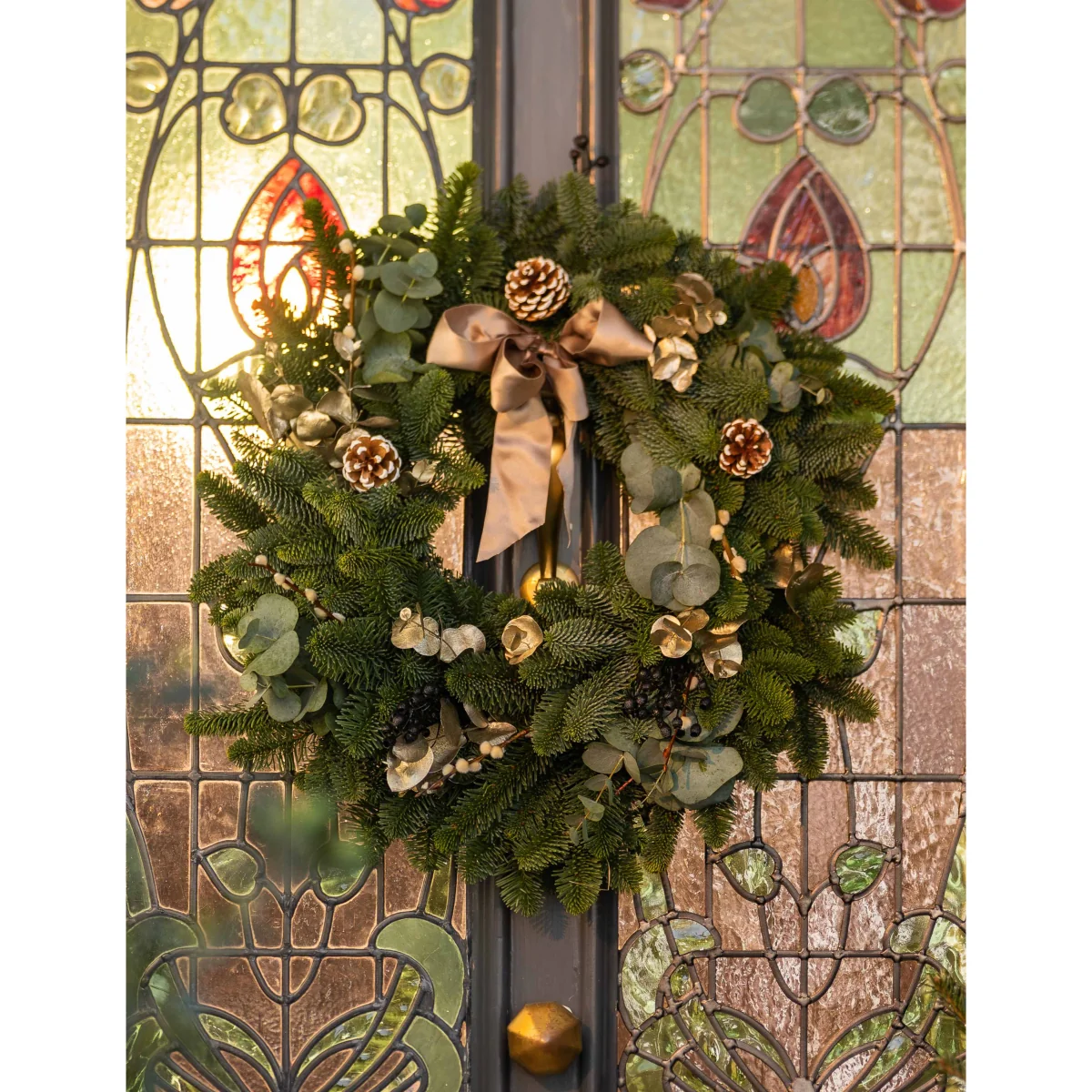 M&S Flower Market Real Festive Natural Wreath – image 3