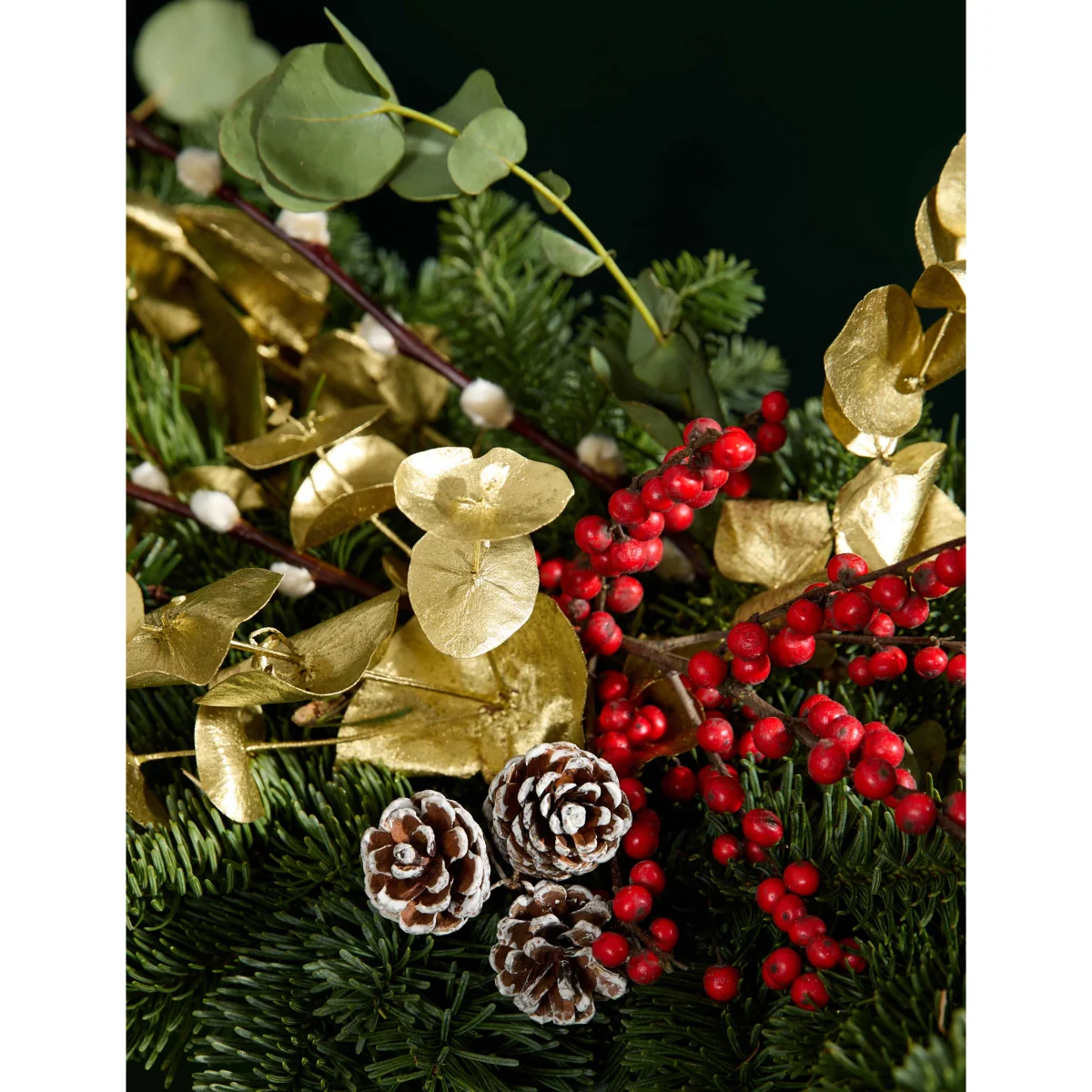 M&S Flower Market Real Festive Red Garland – image 2