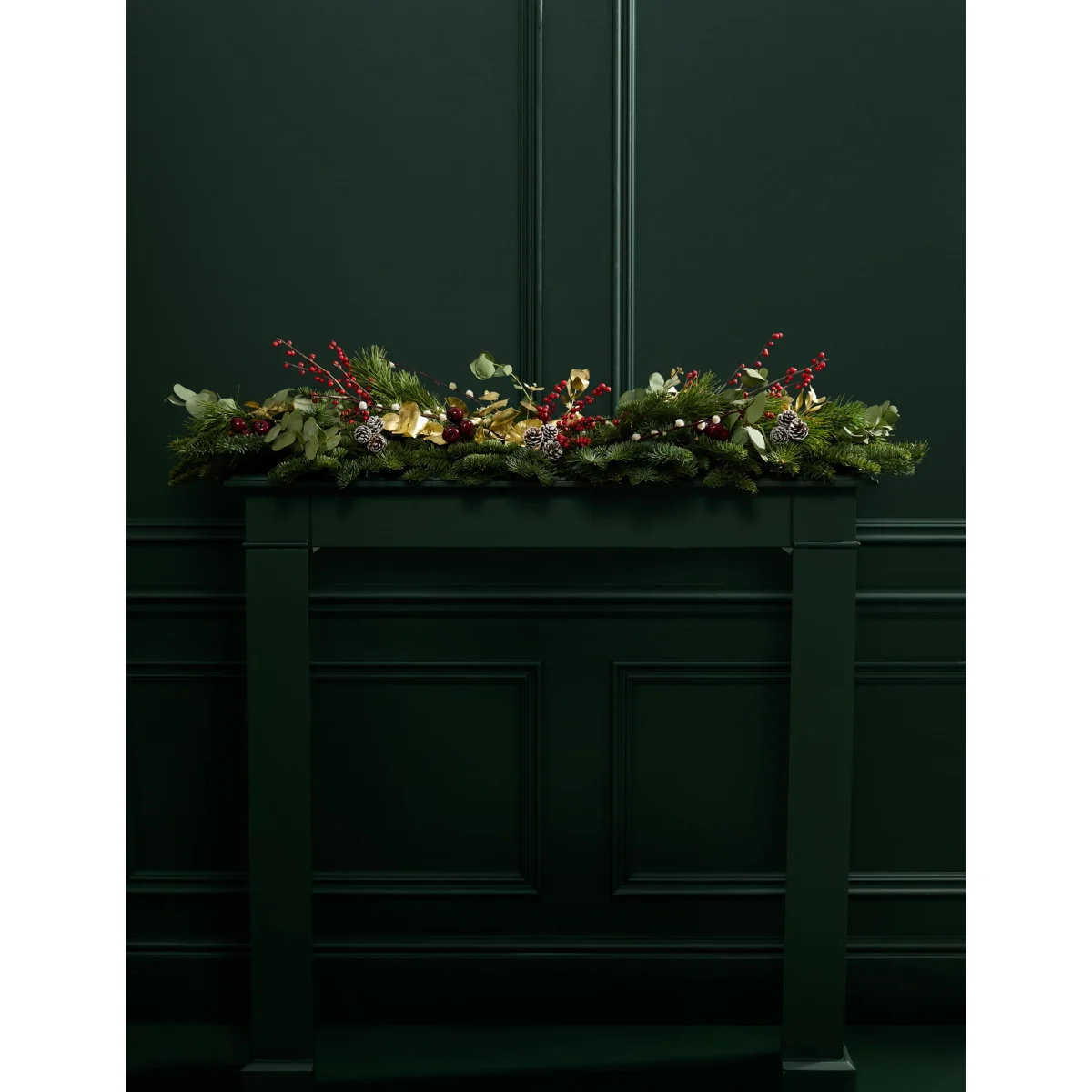 M&S Flower Market Real Festive Red Garland – image 5