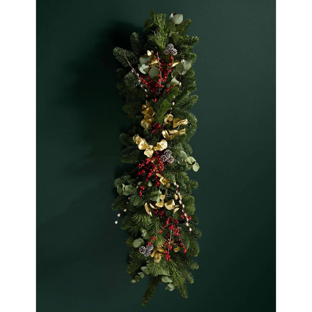 M&S Flower Market Real Festive Red Garland – image 8