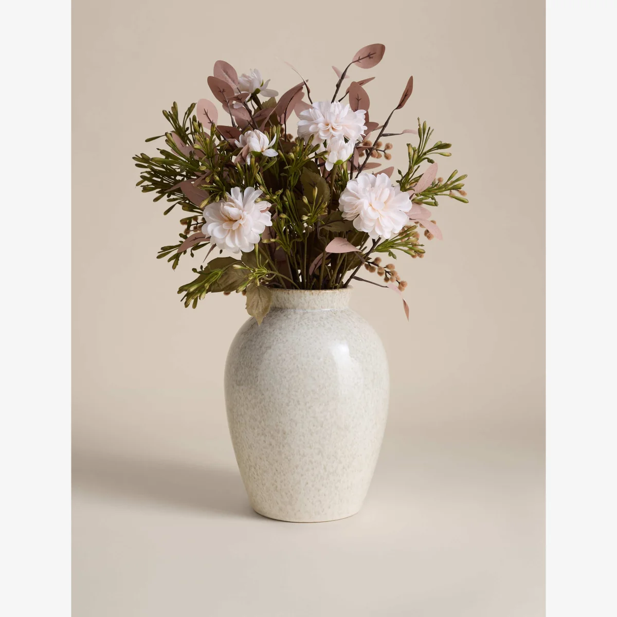 M&S Artificial Large Dahlia Arrangement Neutral – image 1