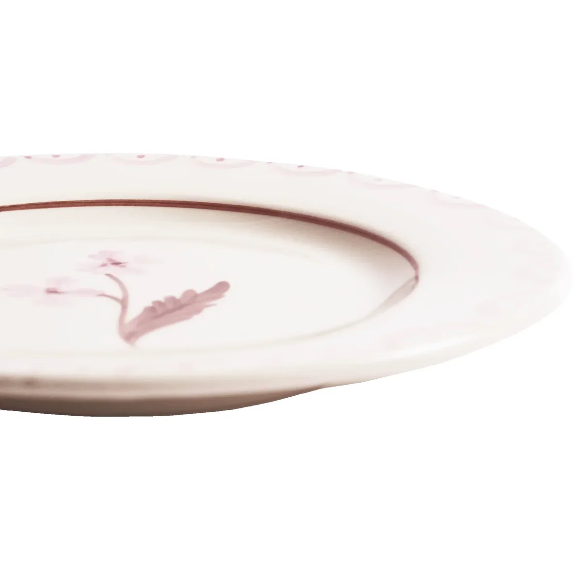 Pick a Poppy Cottage Flower salad plate Light Pink 22 cm – image 2
