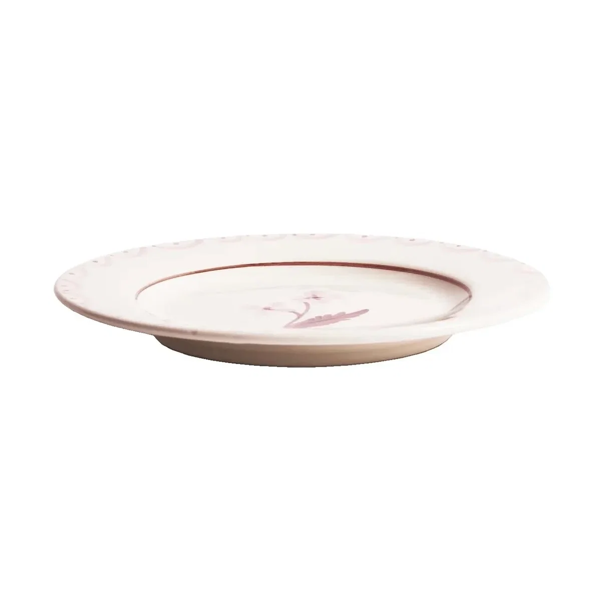 Pick a Poppy Cottage Flower salad plate Light Pink 22 cm – image 4