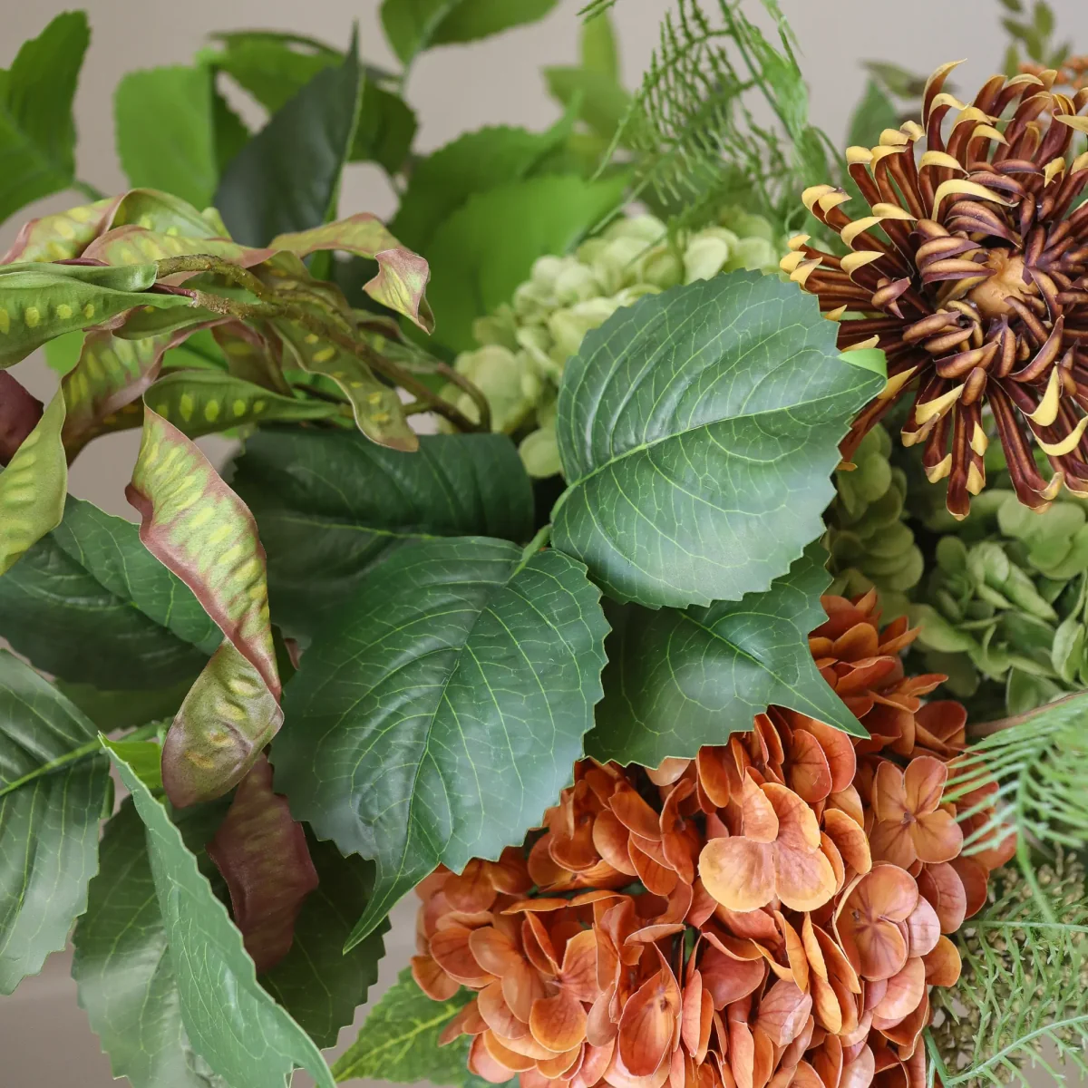 Botané Cedar Grove artificial bouquet Hydrangea–semi-cactus dahlia–calla 90 cm 14 pcs – image 3
