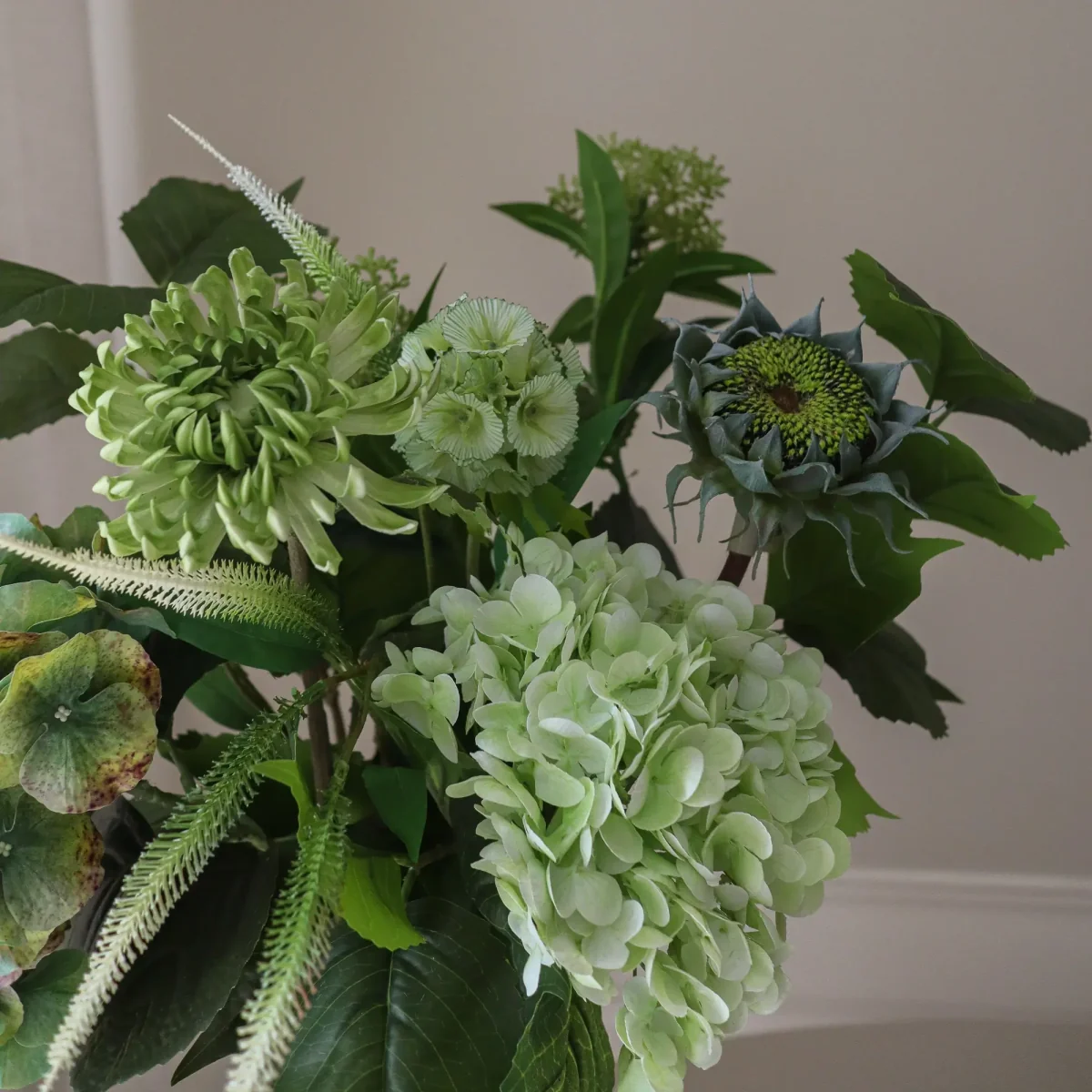 Botané Sage Garden artificial bouquet Hydrangea–semi-cactus dahlia 112 cm 10 pcs – image 2