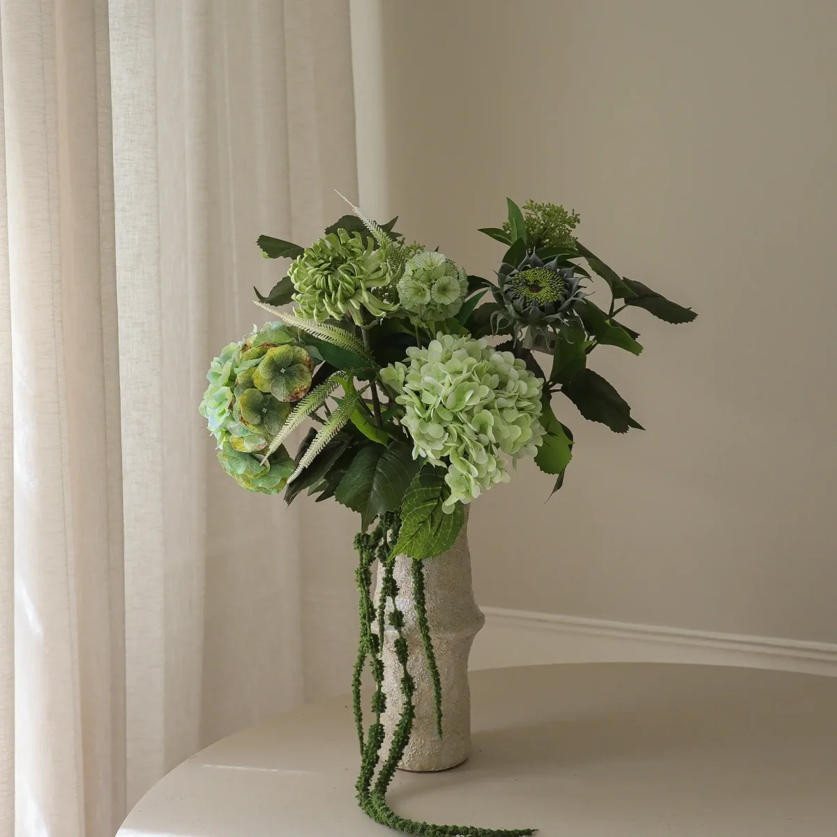 Botané Sage Garden artificial bouquet Hydrangea–semi-cactus dahlia 112 cm 10 pcs – image 4