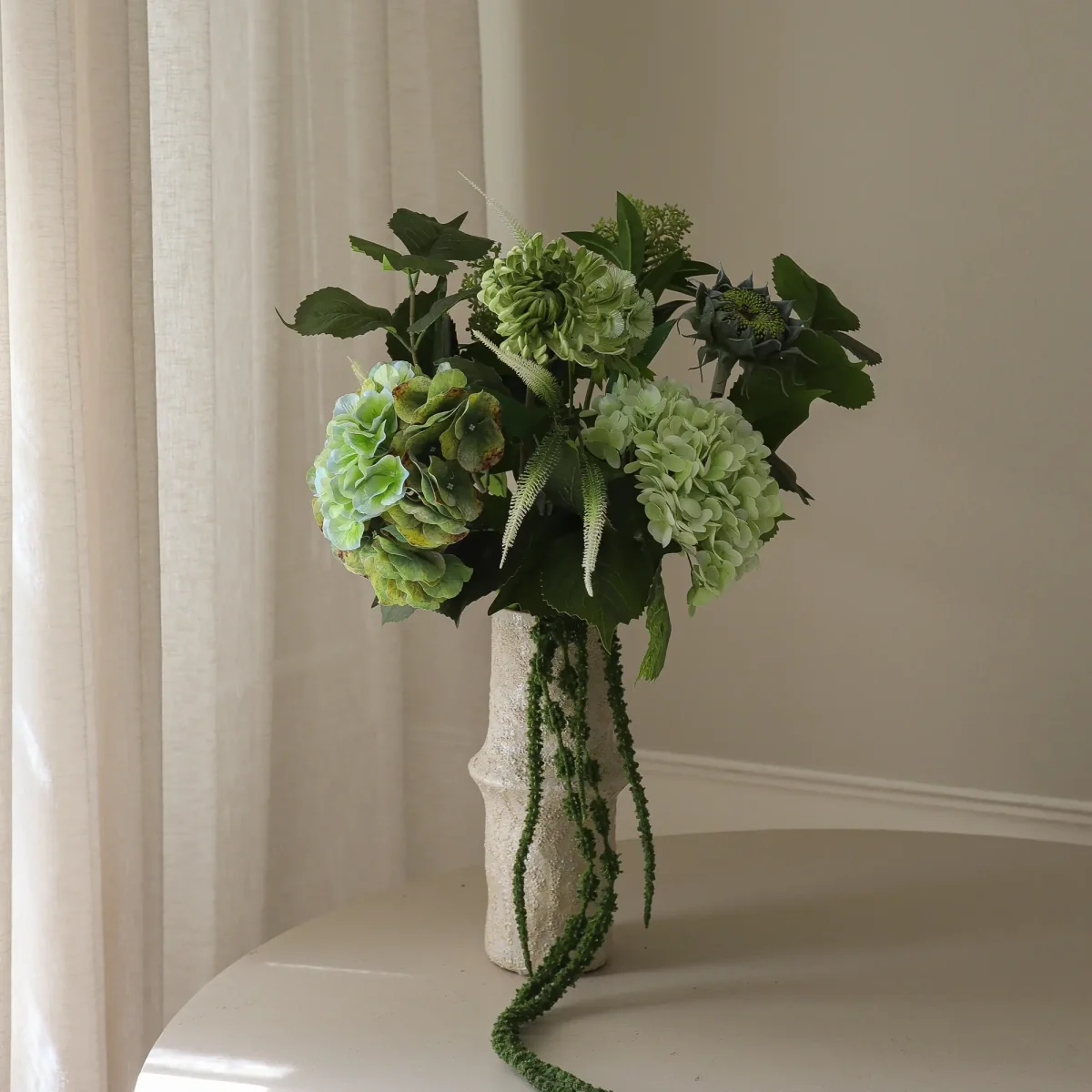 Botané Sage Garden artificial bouquet Hydrangea–semi-cactus dahlia 112 cm 10 pcs – image 5