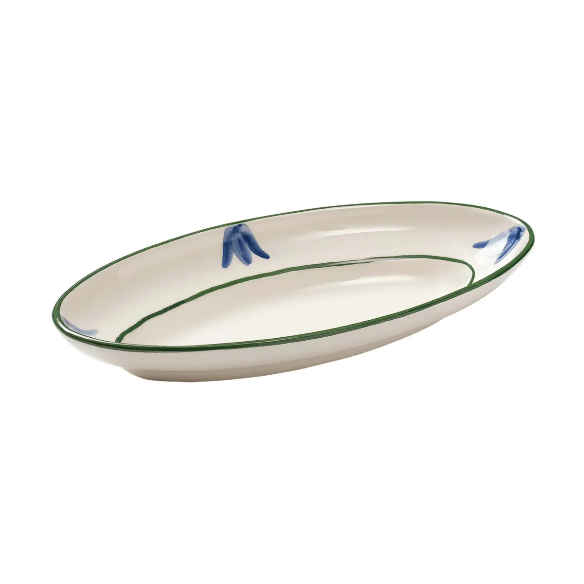 Pick a Poppy Cottage flower Blue Bell serving platter Light Blue 25.5 cm – image 2