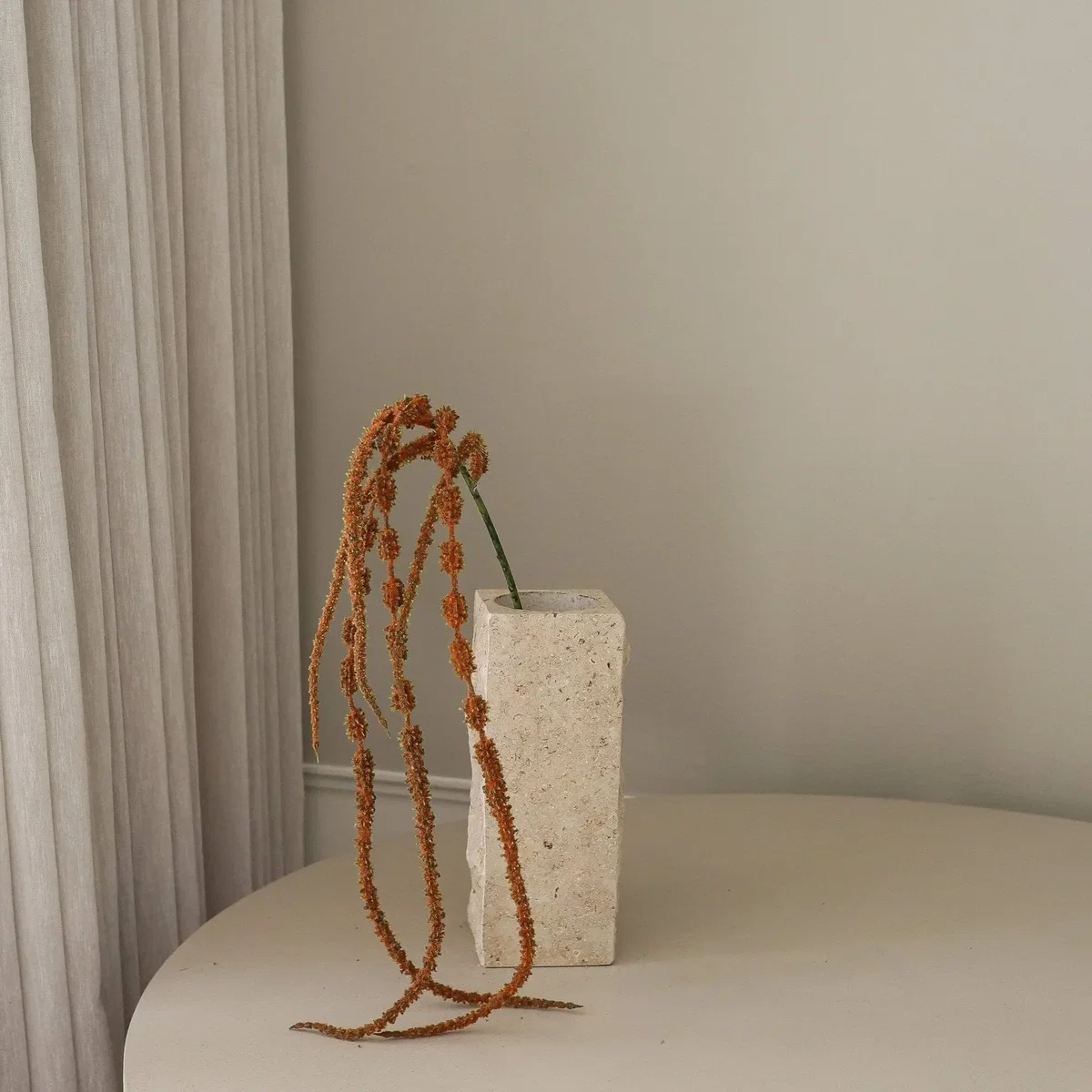 Botané Hanging amaranth artificial flower Brown 112 cm – image 2