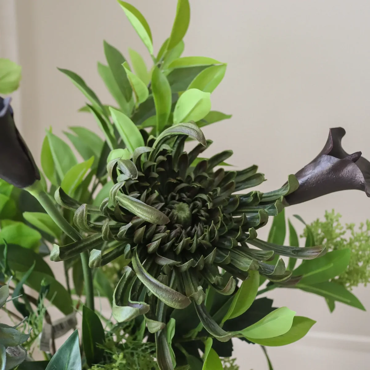 Botané Verdant Noir artificial bouquet Calla spider chrysanthemum autumn sunflower 92 cm 13 pcs – image 4