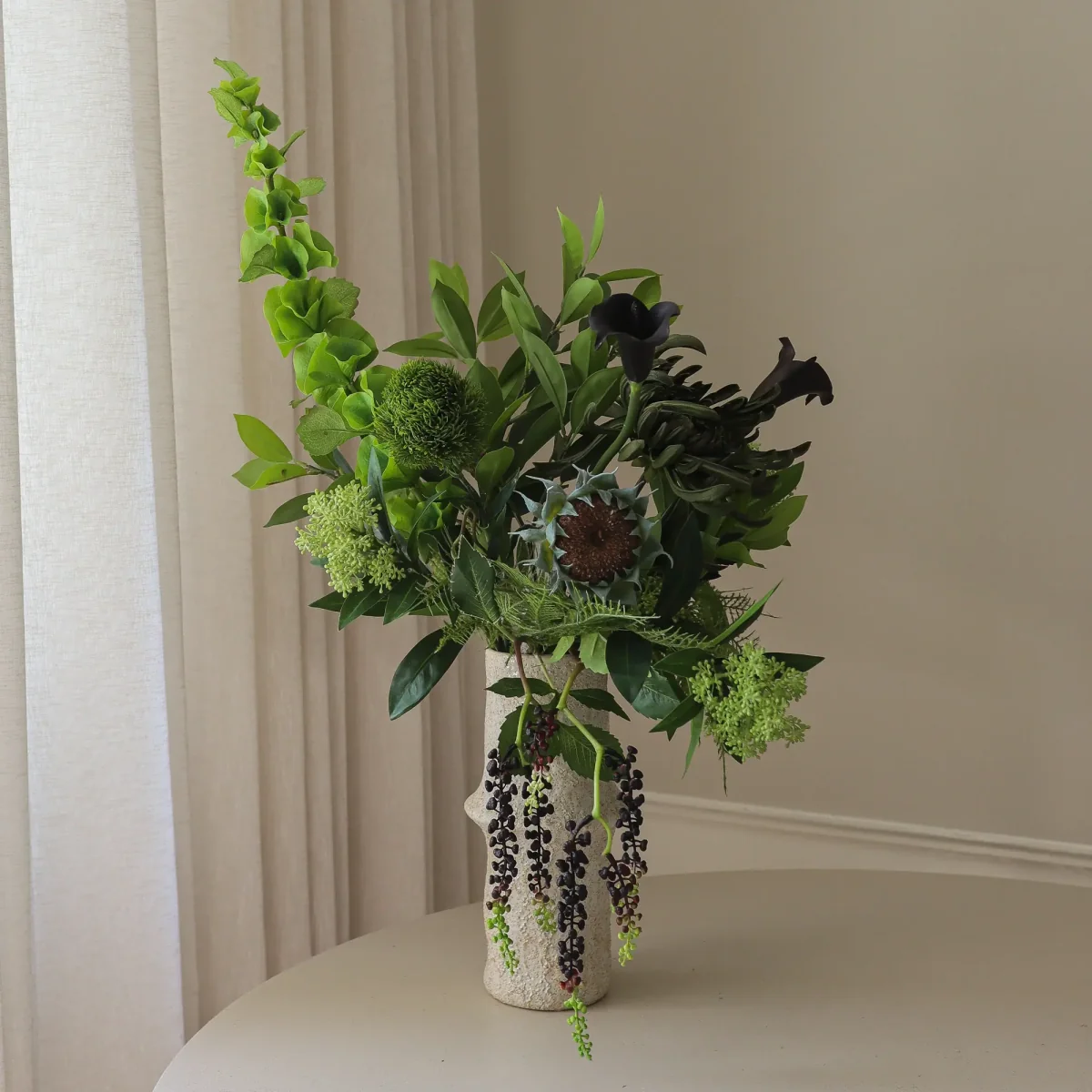 Botané Verdant Noir artificial bouquet Calla spider chrysanthemum autumn sunflower 92 cm 13 pcs – image 5