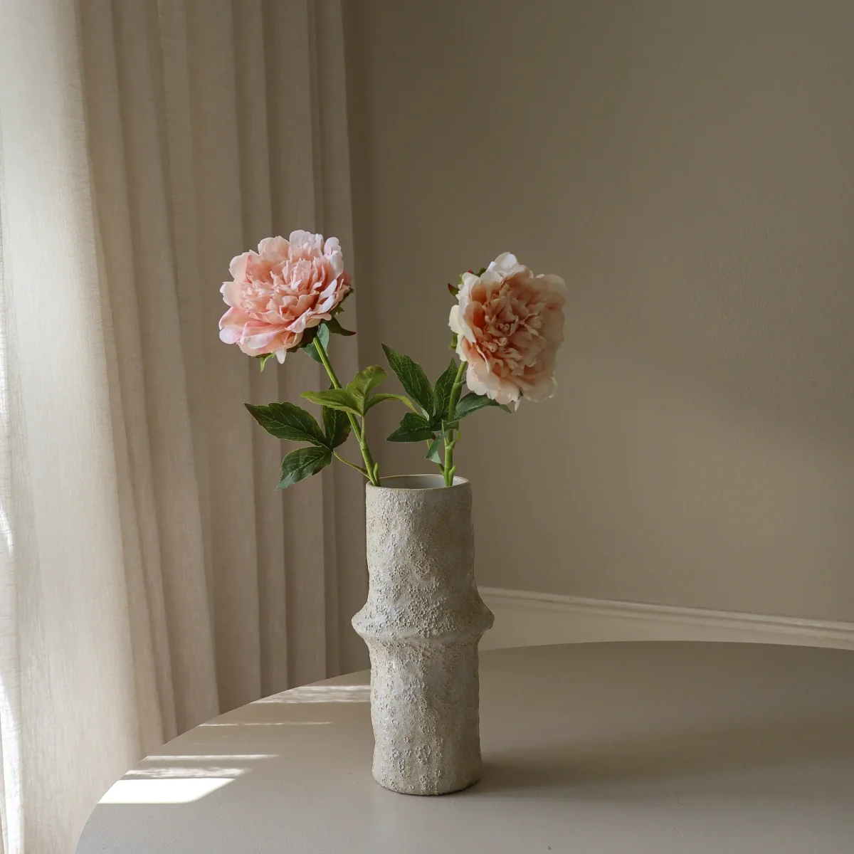 Botané Peony artificial flower Light pink 56 cm 1 pc – image 5
