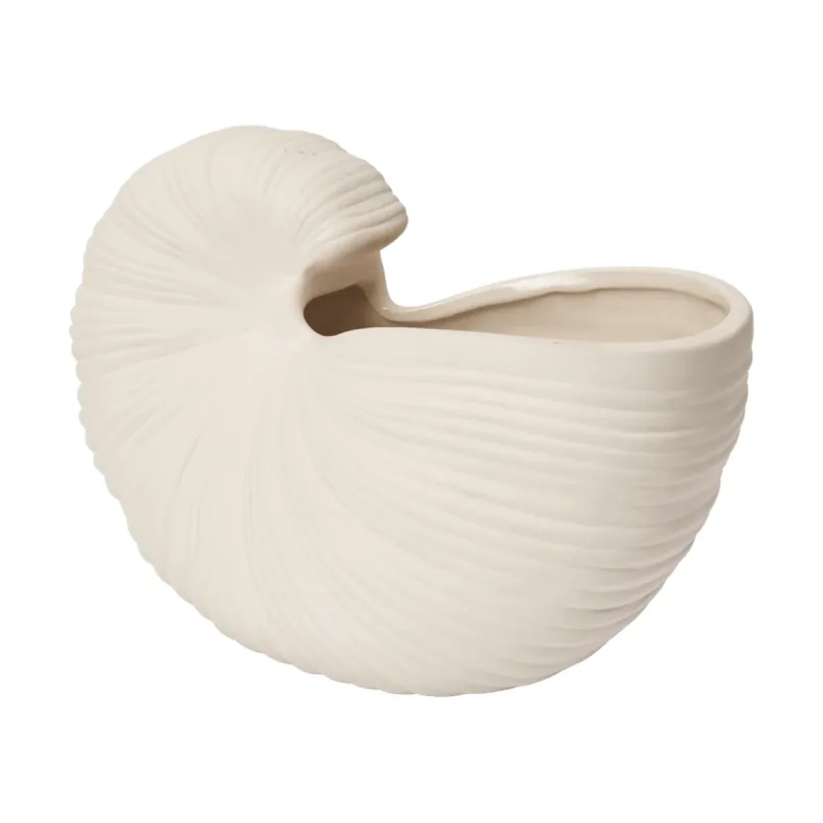 Ferm Living Shell flower pot Off-white 23x11.5x16 cm – image 6
