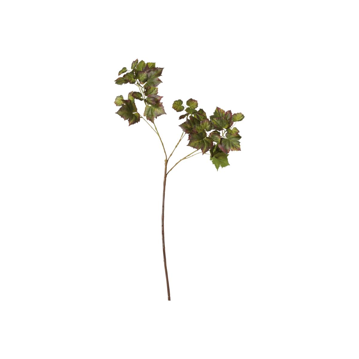 OKA, Faux Grape Leaf Stem - Multi, Floral Stems, Fabric/Plastic