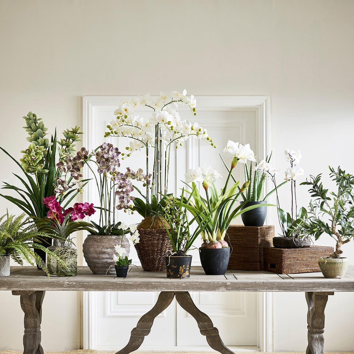 Faux Potted Fern Plant - Green – image 2