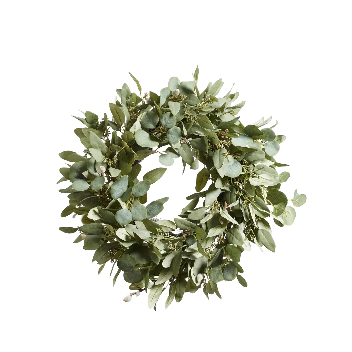 OKA, Faux Eucalyptus Wreath - Pale Green, Wreath – image 2