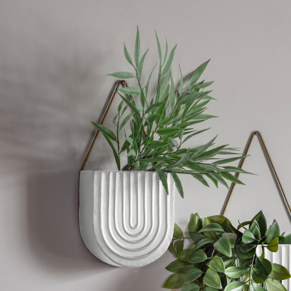Gallery Interiors Set of 6 Coronis Silver Leaf Bush Spray – image 2