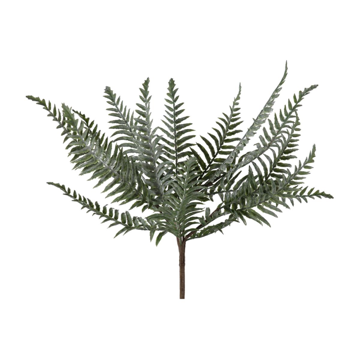 Gallery Interiors Set of 6 Omari Silver Fern Bush Spray – image 1