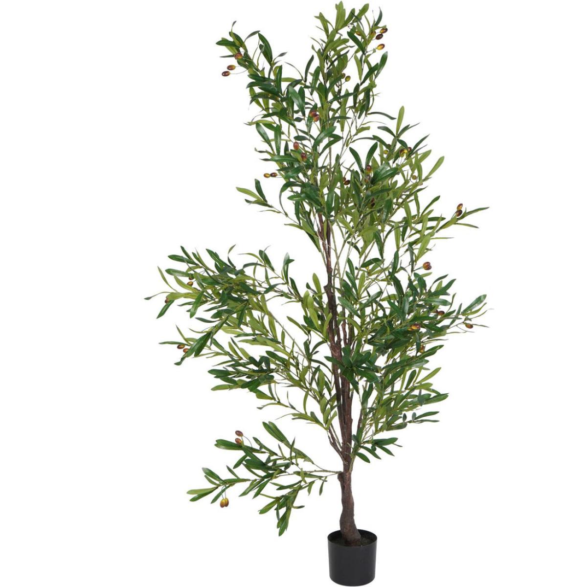 Libra Interiors 6ft Faux Mediterranean Olive Tree – image 2
