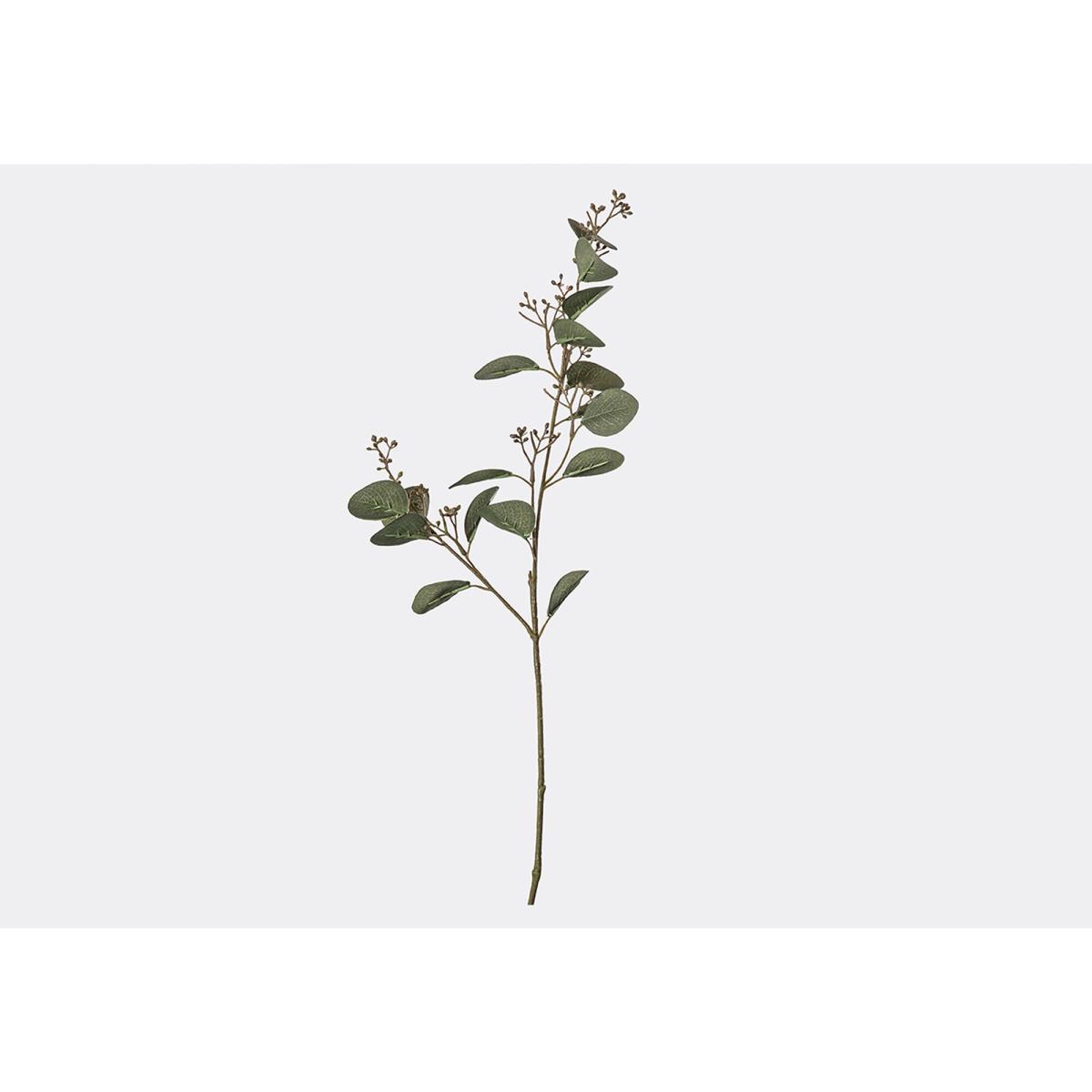Lanzini Faux Green Eucalyptus Leaves, Set of Three – image 1