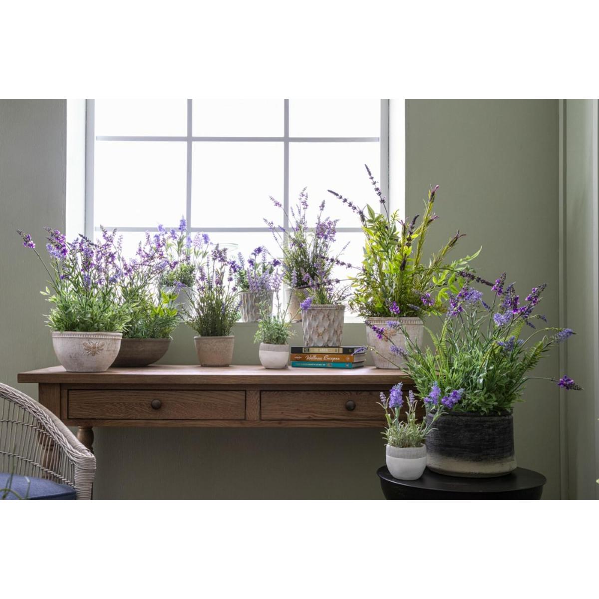 Faux Potted Lavender Bowl – image 2