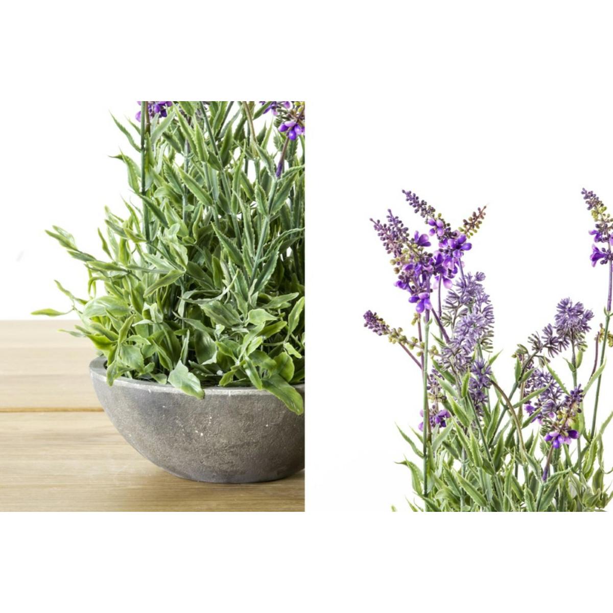 Faux Potted Lavender Bowl – image 3