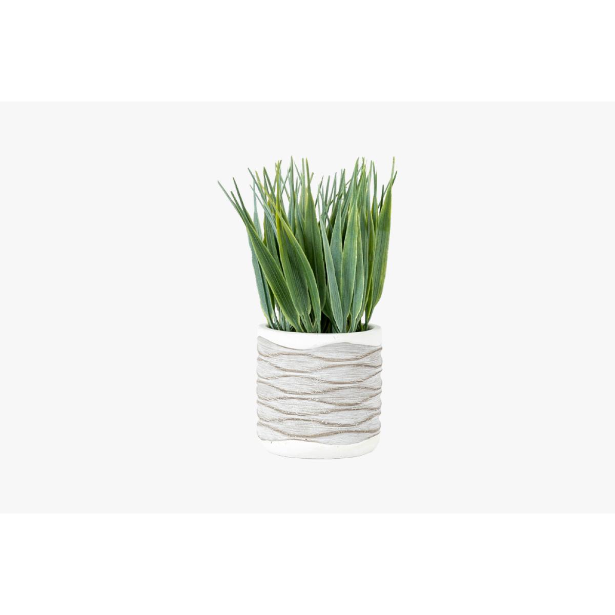 Potted Faux Grass - Large – image 2