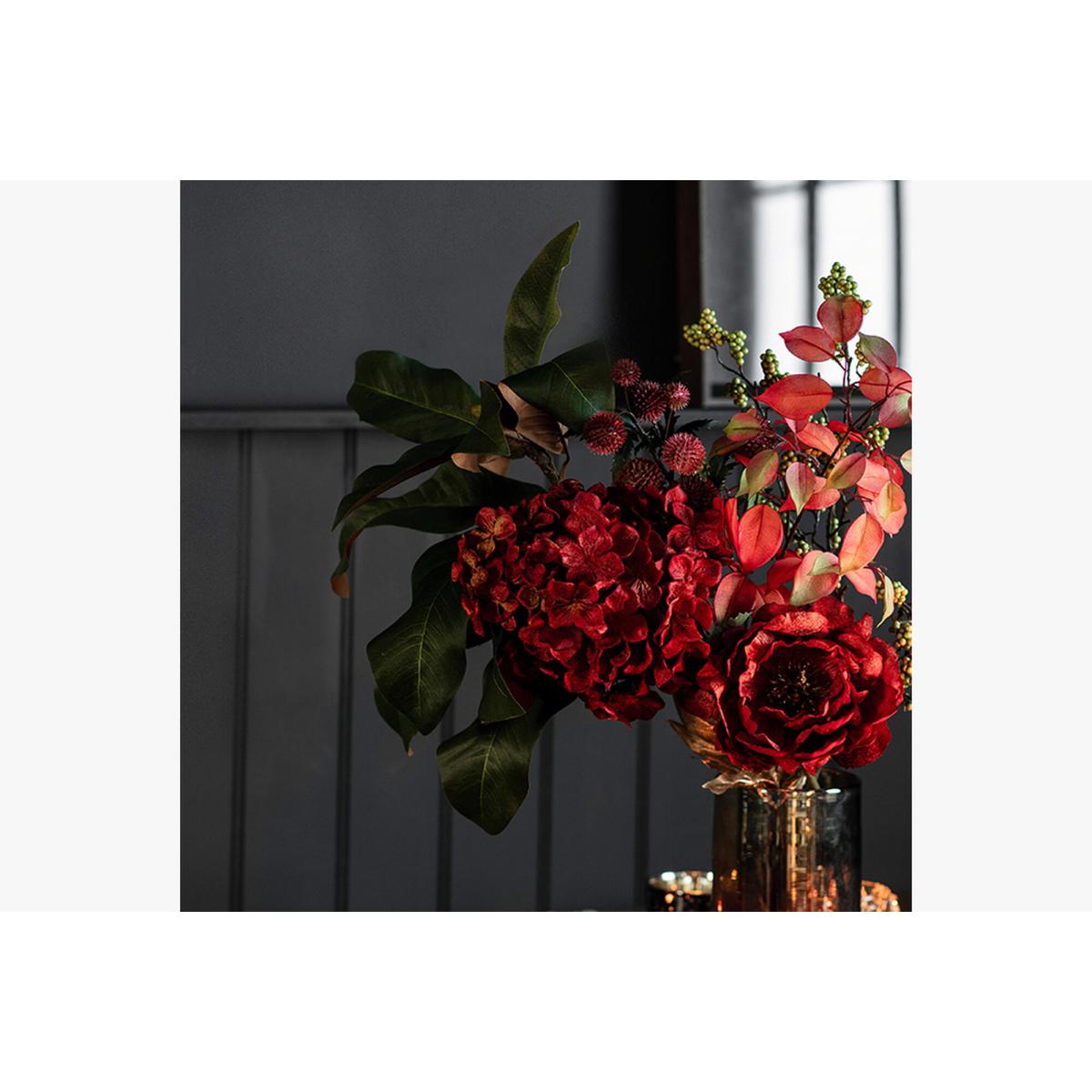 Laurel Magnolia Floral Spray in Blush and Gold - Pack of 3 – image 3