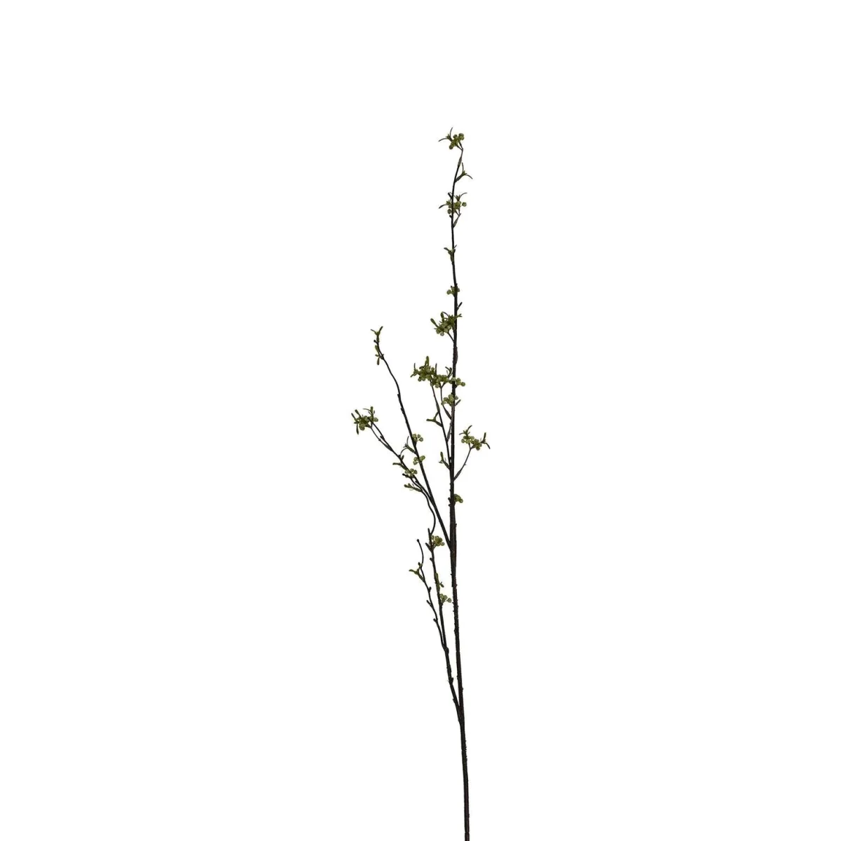 Green Berry Willow Stem Artificial Flower Stem - White – image 1
