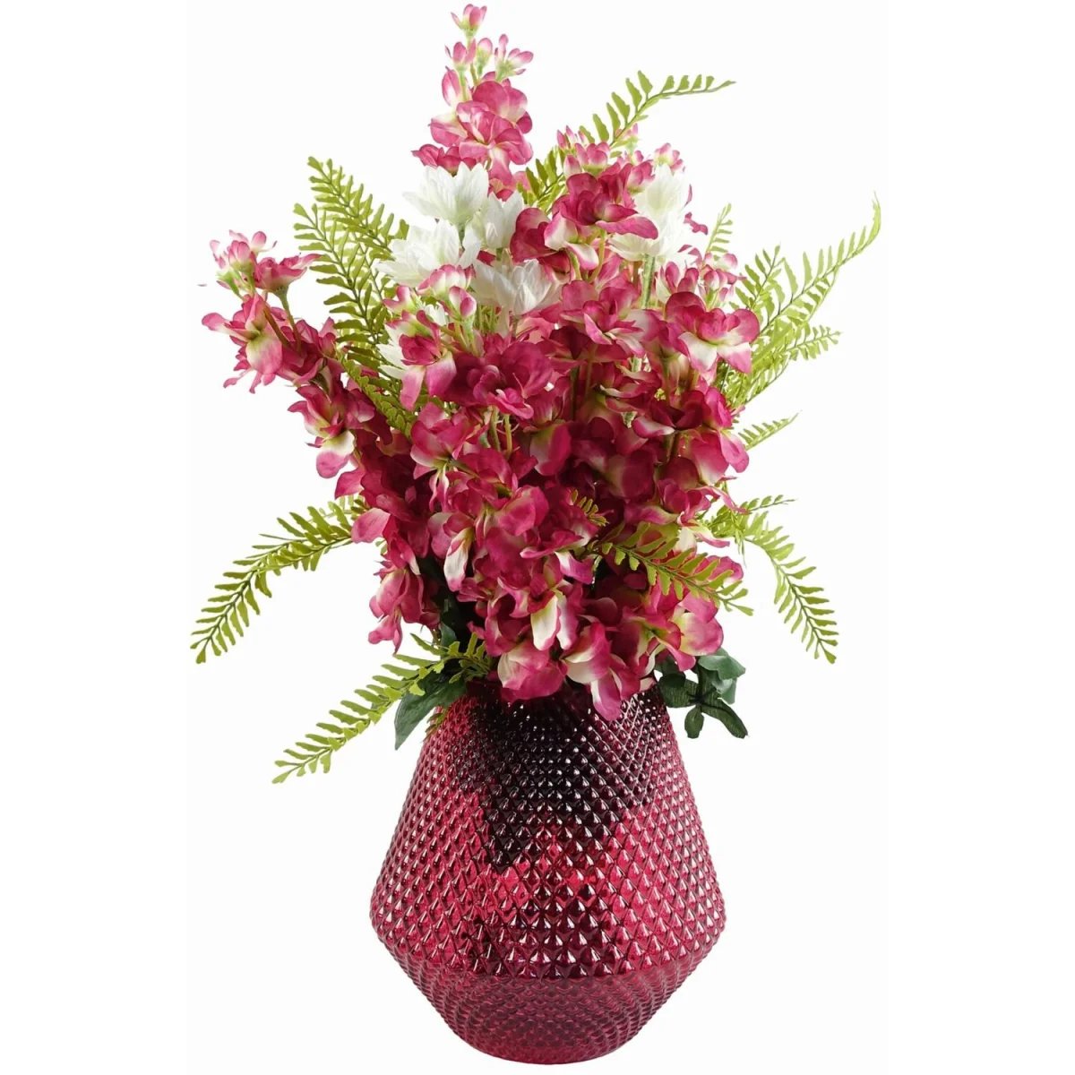60cm Pack of 6 Artificial Purple Starflower Stems, 30 Flowers per Stem - White Flower Stems – image 11