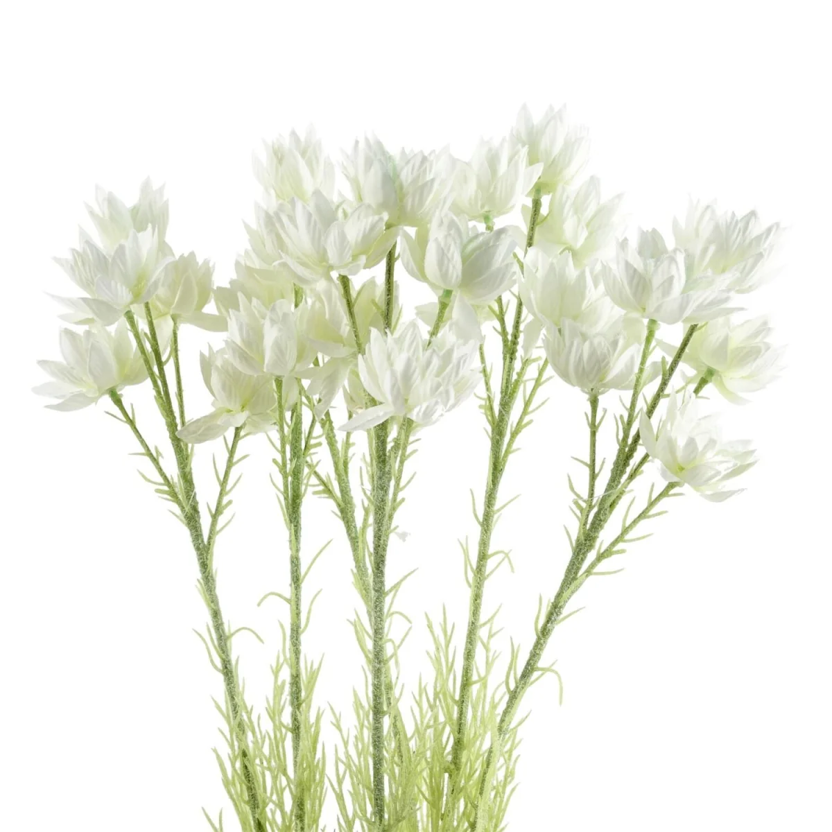 60cm Pack of 6 Artificial Purple Starflower Stems, 30 Flowers per Stem - White Flower Stems – image 12
