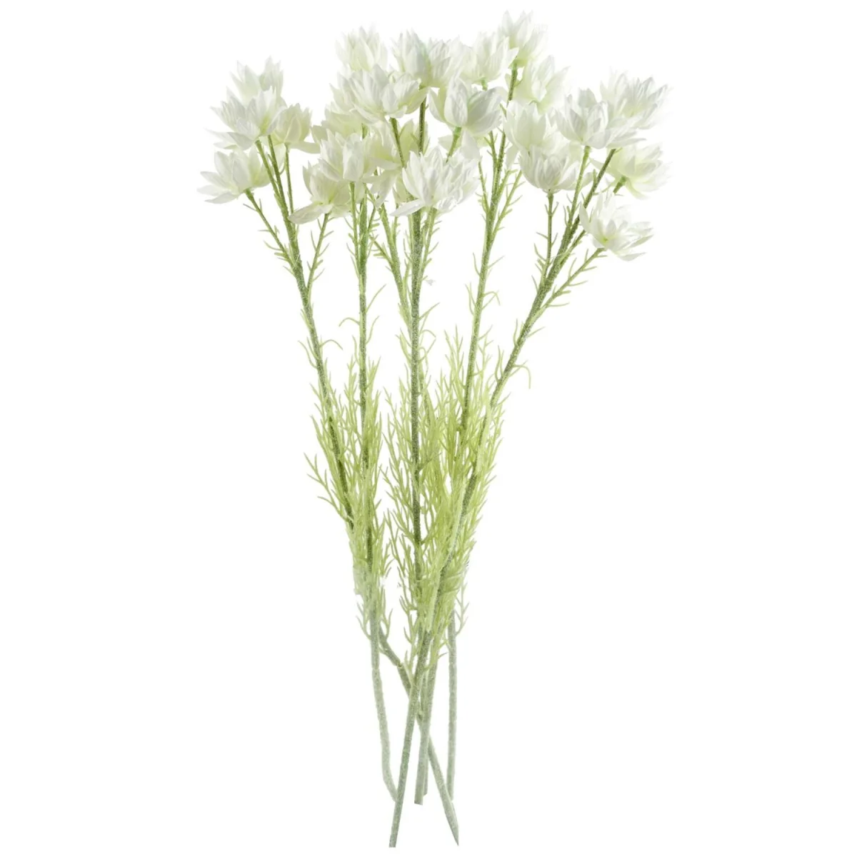 60cm Pack of 6 Artificial Purple Starflower Stems, 30 Flowers per Stem - White Flower Stems – image 13
