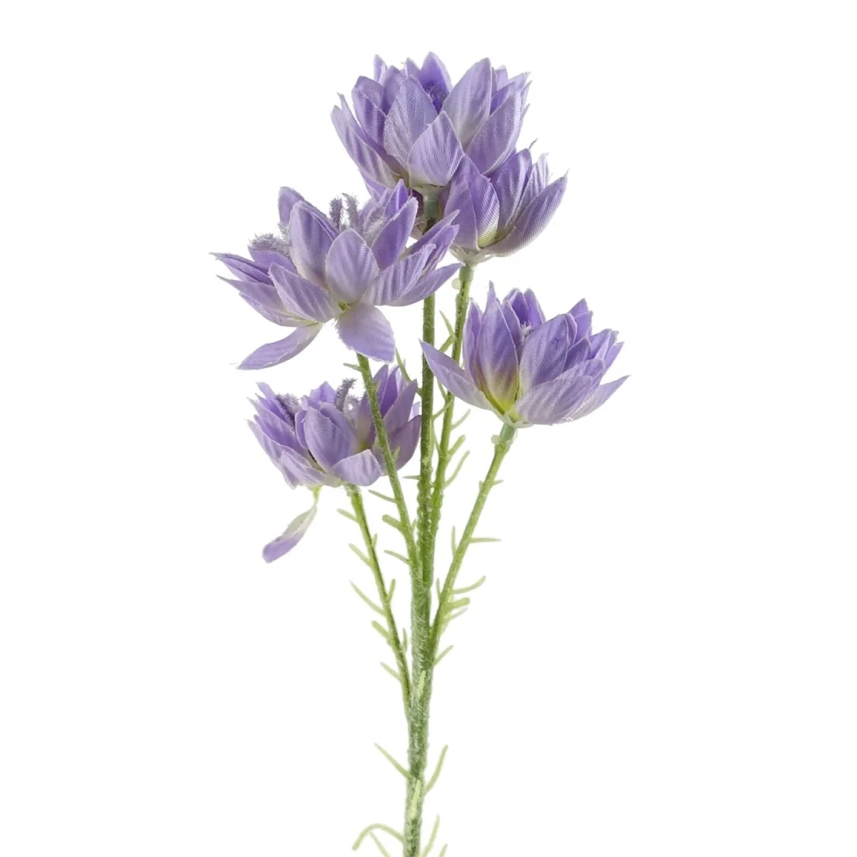 60cm Pack of 6 Artificial Purple Starflower Stems, 30 Flowers per Stem - White Flower Stems – image 6