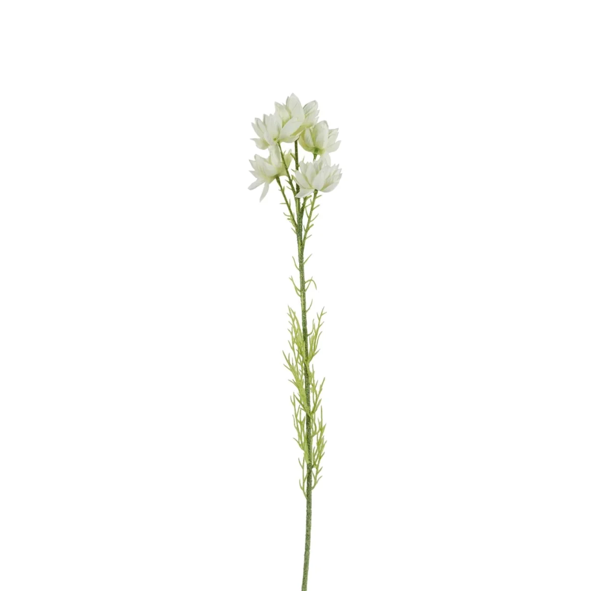60cm Pack of 6 Artificial Purple Starflower Stems, 30 Flowers per Stem - White Flower Stems – image 1