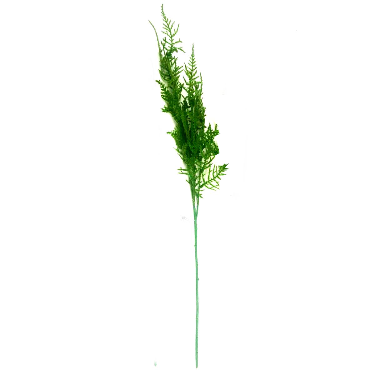 Pack of 3 Flocked Asparagus Fern Sprays Stems - Green – image 2