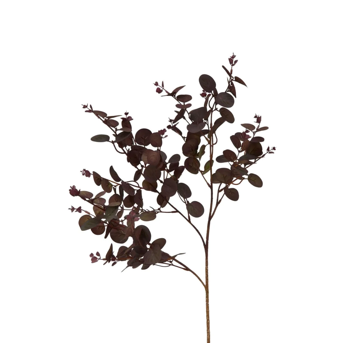 Hill Interiors Eucalyptus Artificial Plant A - Burgundy – image 1