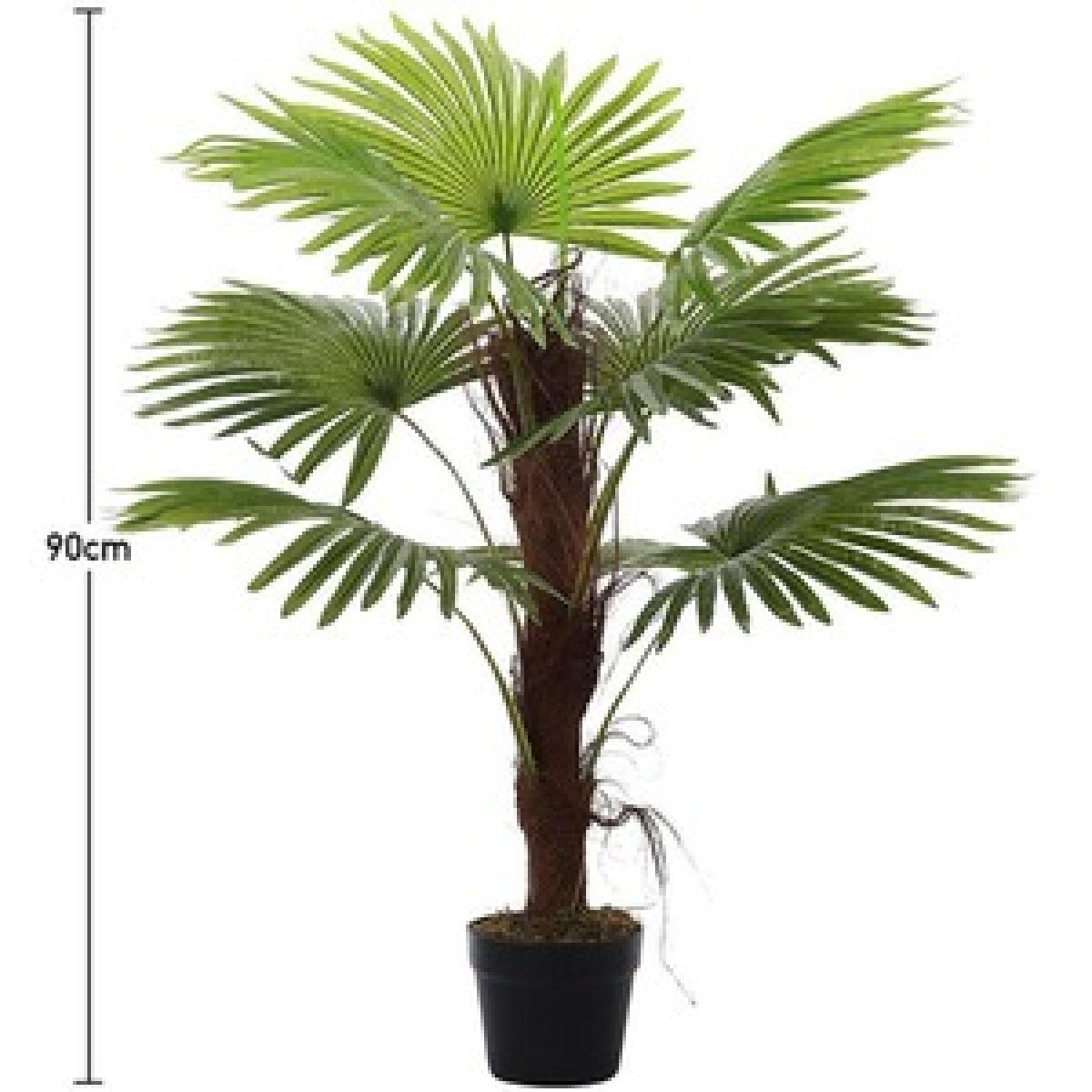 Nearly Natural Palm Tree in Pot Artificial Plant - Green / 120cm – image 9