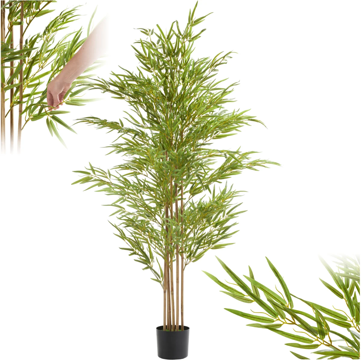 Artificial Plant - Bamboo, Realistic Look, Low-Maintenance - Green / 180cm – image 2