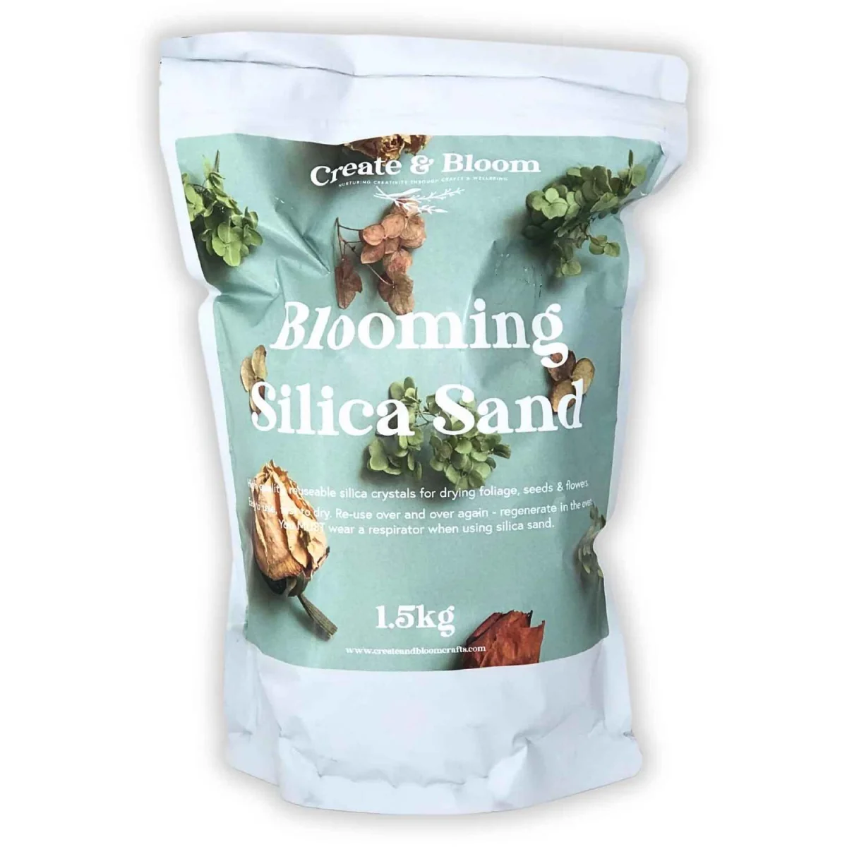 Silica Sand for Drying Flowers and Foliage - White – image 2
