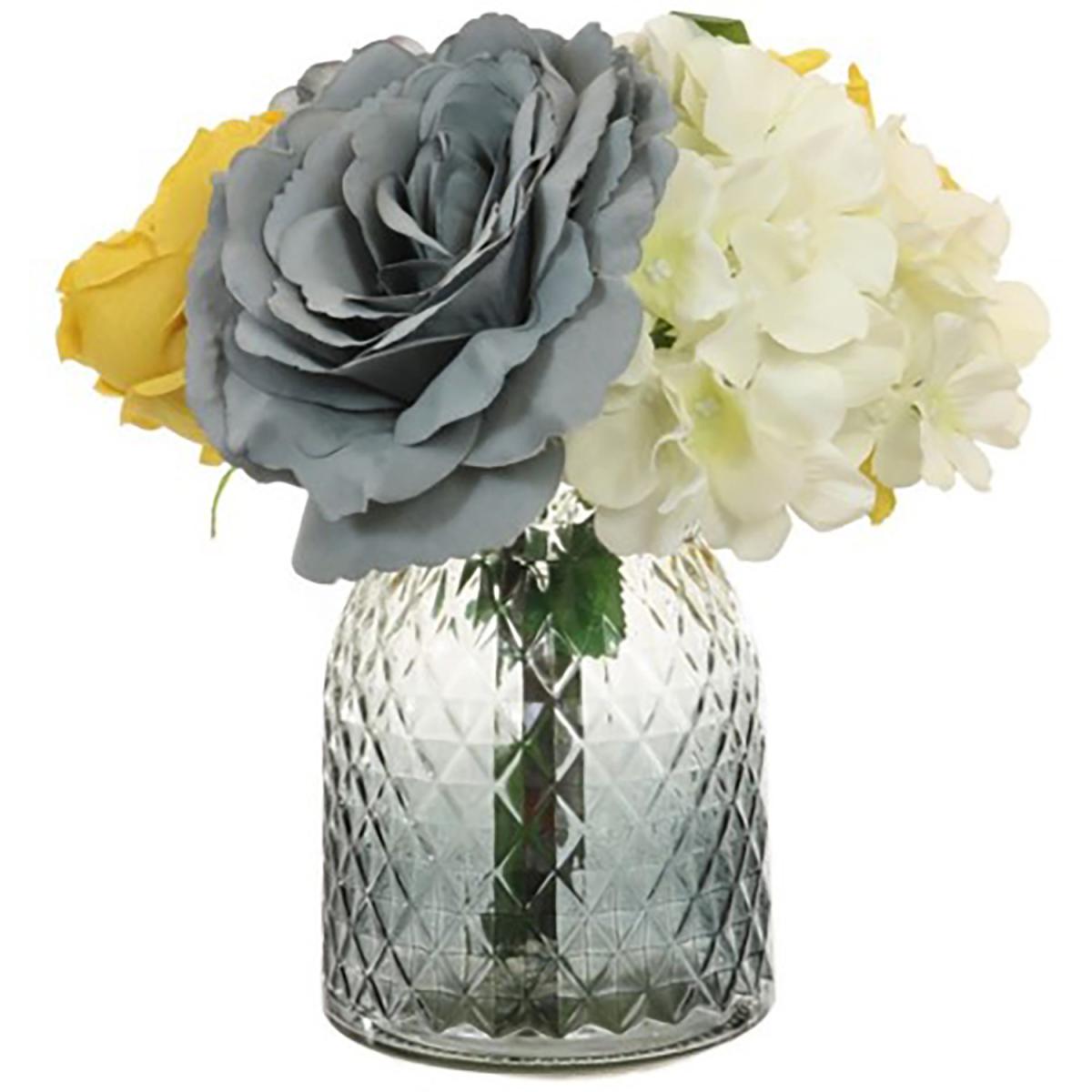 Complete Waisted Arrangement - Coral/Grey – image 2