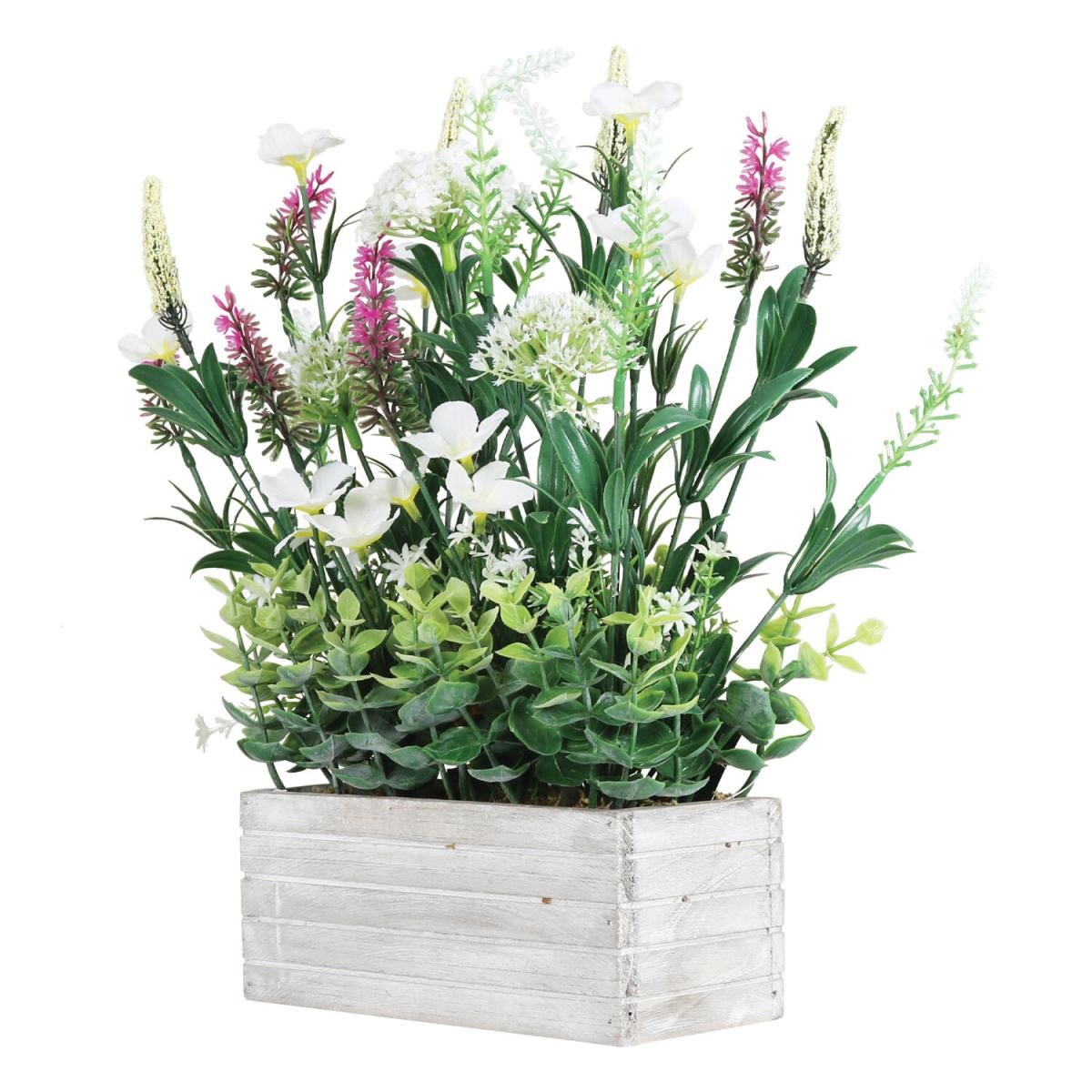 Mixed Floral Wooden Tray – image 2