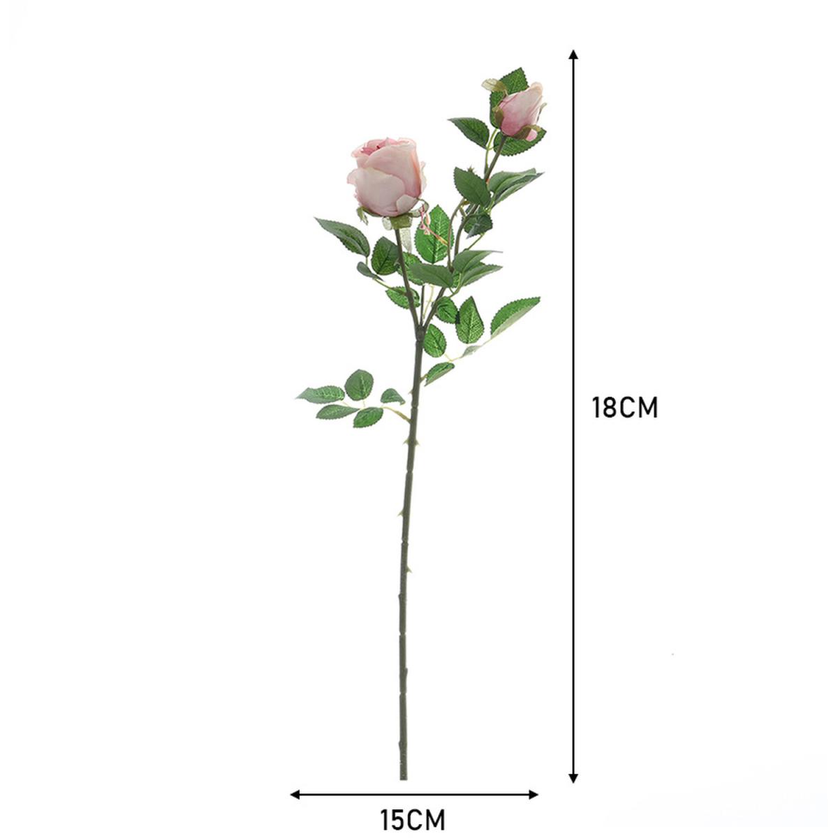 Natural Touch Rose Stem - Pink – image 5