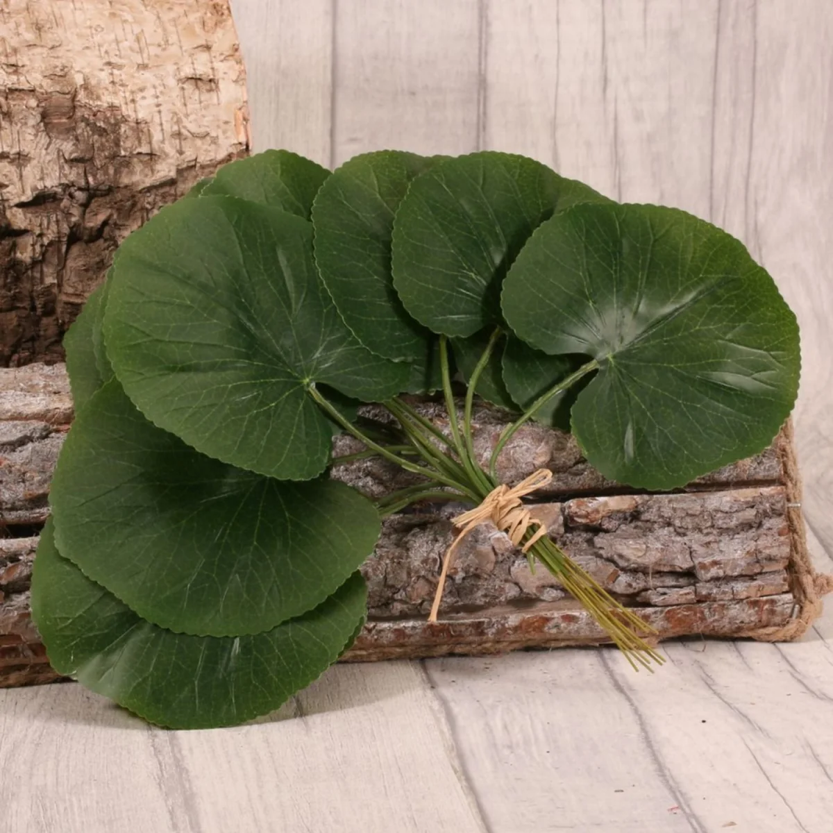 Galax Leaf 3 Pack Green Artificial Flowers - Green – image 3