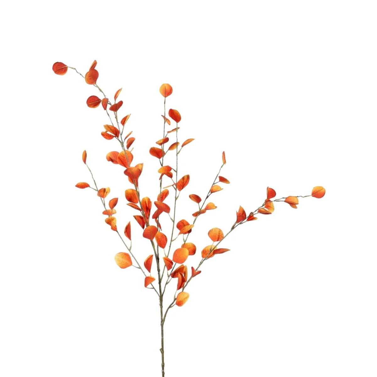 Orange Eucalyptus Spray Autumn - Orange