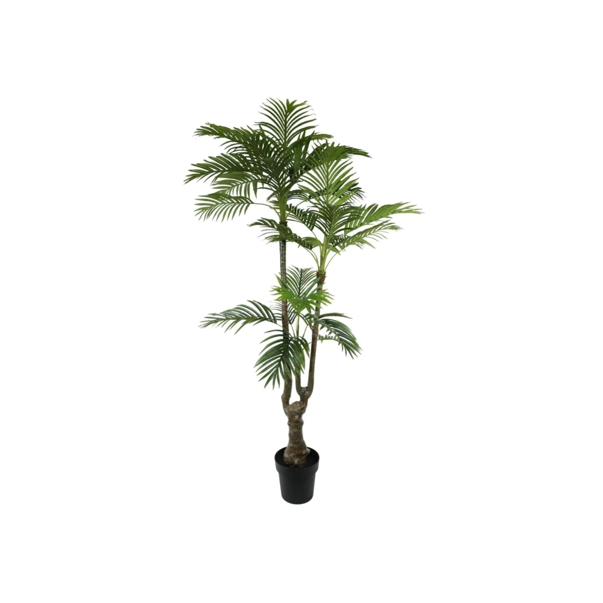 Palm Potted House Plant Green Artificial Flowers - Green