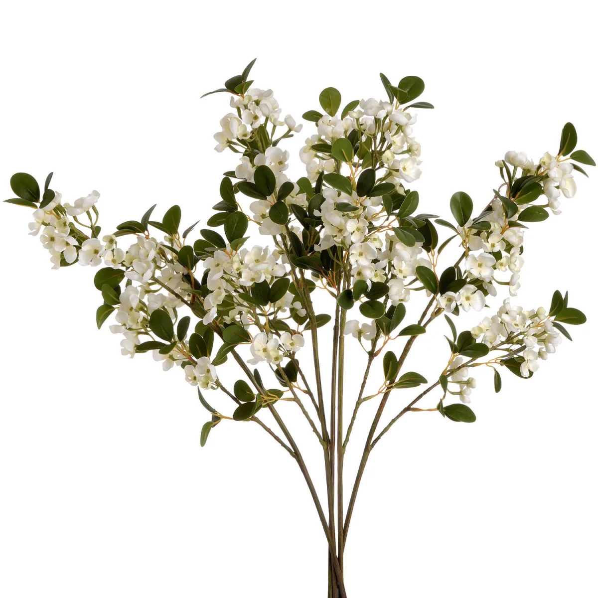 Hill Interiors Artificial Spring Orange Flower - White – image 2